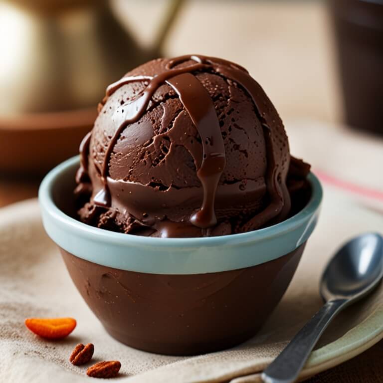 Spicy Chocolate Ice Cream